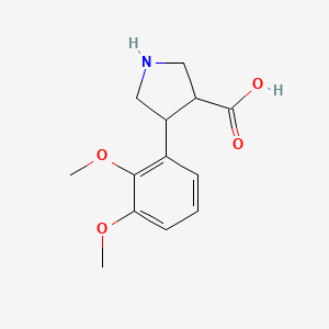 4-(2,3-Dimethoxyphenyl)pyrrolidine-3-carboxylic acid