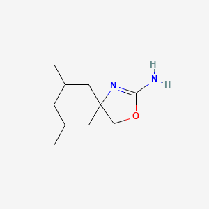 7,9-Dimethyl-3-oxa-1-azaspiro[4.5]dec-1-en-2-amine