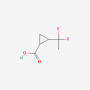 2-(1,1-Difluoroethyl)cyclopropanecarboxylic acid