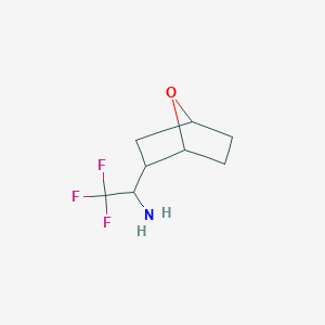 1-(7-Oxabicyclo[2.2.1]heptan-2-yl)-2,2,2-trifluoroethan-1-amine