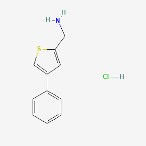 1-(4-Phenylthiophen-2-yl)methanaminehydrochloride