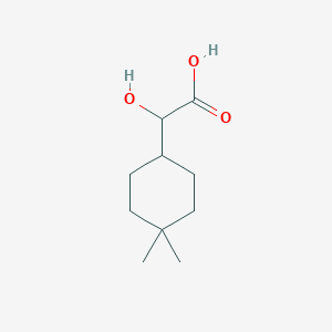 molecular formula C10H18O3 B13540672 2-(4,4-Dimethylcyclohexyl)-2-hydroxyacetic acid 