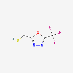 [5-(Trifluoromethyl)-1,3,4-oxadiazol-2-yl]methanethiol