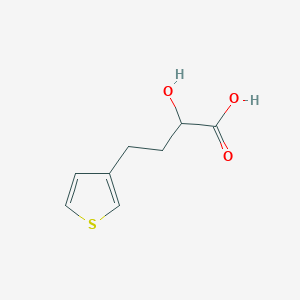 2-Hydroxy-4-(thiophen-3-yl)butanoic acid