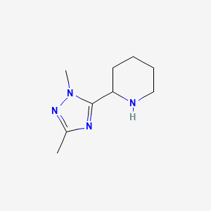 2-(1,3-Dimethyl-1h-1,2,4-triazol-5-yl)piperidine