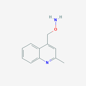 o-((2-Methylquinolin-4-yl)methyl)hydroxylamine