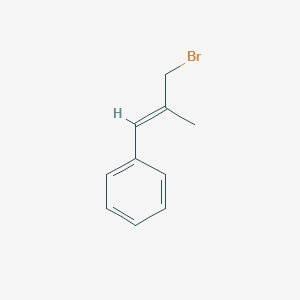 molecular formula C10H11Br B13540768 (3-Bromo-2-methylprop-1-en-1-yl)benzene 