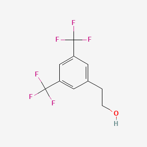 molecular formula C10H8F6O B1354077 2-(3,5-Bis(trifluoromethyl)phenyl)ethanol CAS No. 93427-28-2