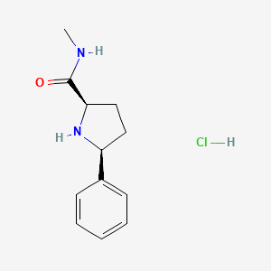 (2R,5S)-N-methyl-5-phenylpyrrolidine-2-carboxamide hydrochloride