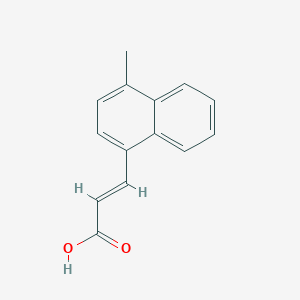 3-(4-Methylnaphthalen-1-yl)acrylic acid