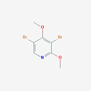 molecular formula C7H7Br2NO2 B1354084 3,5-Dibromo-2,4-dimethoxypyridine CAS No. 443770-52-3