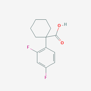 1-(2,4-Difluorophenyl)cyclohexane-1-carboxylic acid