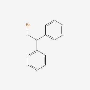 molecular formula C14H13Br B13540871 (2-Bromoethane-1,1-diyl)dibenzene 