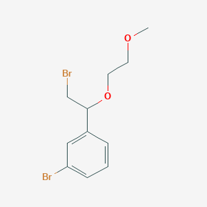 1-Bromo-3-(2-bromo-1-(2-methoxyethoxy)ethyl)benzene