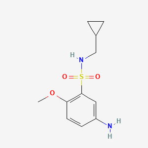 5-amino-N-(cyclopropylmethyl)-2-methoxybenzenesulfonamide