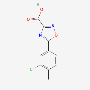 5-(3-Chloro-4-methylphenyl)-1,2,4-oxadiazole-3-carboxylic acid