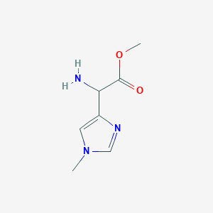 methyl 2-amino-2-(1-methyl-1H-imidazol-4-yl)acetate