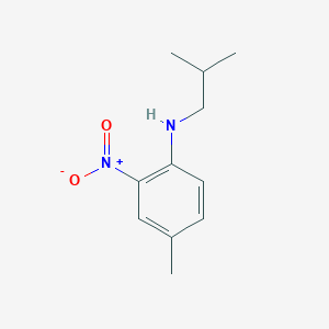 4-Methyl-N-(2-methylpropyl)-2-nitroaniline