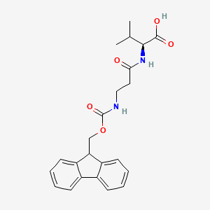 (3-((((9H-Fluoren-9-yl)methoxy)carbonyl)amino)propanoyl)-L-valine