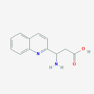 3-Amino-3-(quinolin-2-yl)propanoic acid