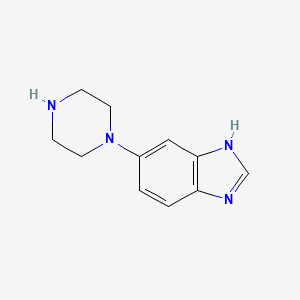 1H-Benzimidazole, 5-(1-piperazinyl)-