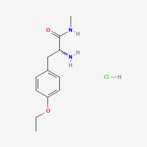 (2R)-2-amino-3-(4-ethoxyphenyl)-N-methylpropanamidehydrochloride