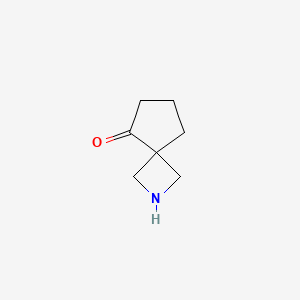 molecular formula C7H11NO B13541018 2-Azaspiro[3.4]octan-5-one 