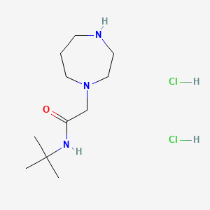 N-tert-butyl-2-(1,4-diazepan-1-yl)acetamidedihydrochloride