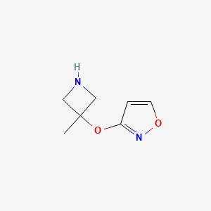 3-((3-Methylazetidin-3-YL)oxy)isoxazole