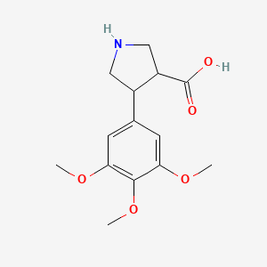 4-(3,4,5-Trimethoxyphenyl)pyrrolidine-3-carboxylic acid