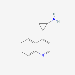 2-(Quinolin-4-yl)cyclopropan-1-amine