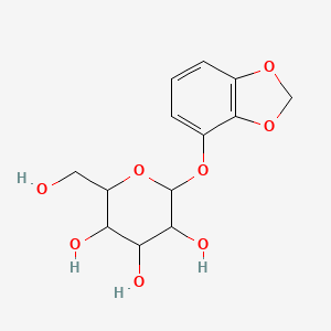 2-(1,3-Dioxaindan-4-yloxy)-6-(hydroxymethyl)oxane-3,4,5-triol