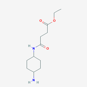 Ethyl 3-[(4-aminocyclohexyl)carbamoyl]propanoate