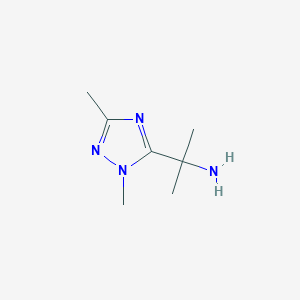 2-(1,3-Dimethyl-1h-1,2,4-triazol-5-yl)propan-2-amine