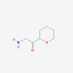 2-Amino-1-(tetrahydro-2h-pyran-2-yl)ethan-1-one