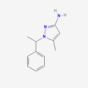 5-Methyl-1-(1-phenylethyl)-1H-pyrazol-3-amine