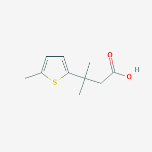 3-Methyl-3-(5-methylthiophen-2-yl)butanoic acid