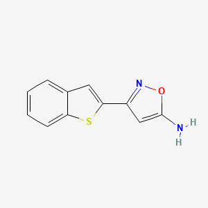 3-(Benzo[b]thiophen-2-yl)isoxazol-5-amine