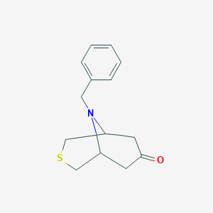 9-Benzyl-3-thia-9-azabicyclo[3.3.1]nonan-7-one