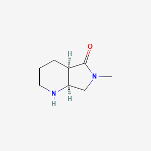 (4aR,7aS)-6-methyl-octahydro-1H-pyrrolo[3,4-b]pyridin-5-one