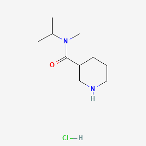 N-methyl-N-(propan-2-yl)piperidine-3-carboxamidehydrochloride