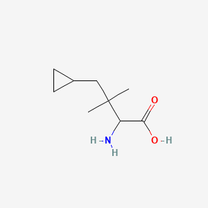 2-Amino-4-cyclopropyl-3,3-dimethylbutanoic acid