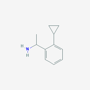 1-(2-Cyclopropylphenyl)ethan-1-amine