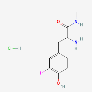 2-amino-3-(4-hydroxy-3-iodophenyl)-N-methylpropanamidehydrochloride