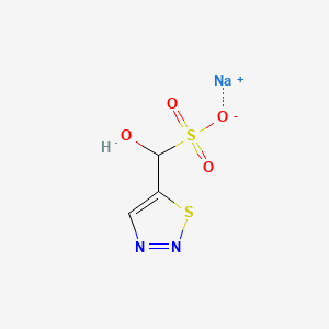 Sodium hydroxy(1,2,3-thiadiazol-5-yl)methanesulfonate