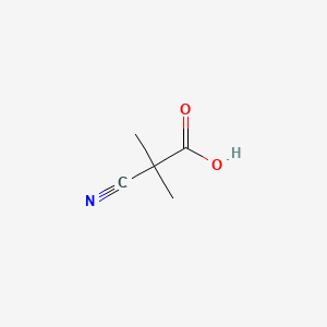 molecular formula C5H7NO2 B1354138 2-氰基-2-甲基丙酸 CAS No. 22426-30-8