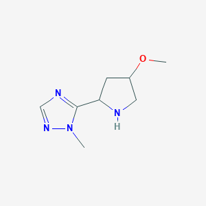 5-(4-Methoxypyrrolidin-2-yl)-1-methyl-1h-1,2,4-triazole