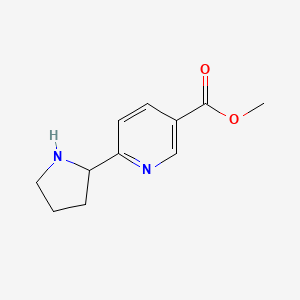 Methyl 6-(pyrrolidin-2-yl)nicotinate