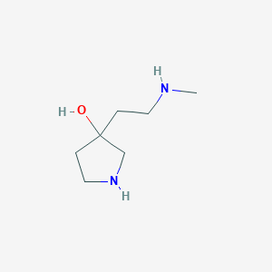 3-(2-(Methylamino)ethyl)pyrrolidin-3-ol