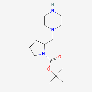 Tert-butyl 2-[(piperazin-1-yl)methyl]pyrrolidine-1-carboxylate